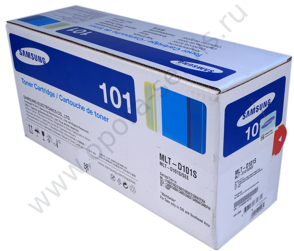 Заправка картриджа MLT-D101S для принтера Samsung ML-2160/2165/SCX-3400 .