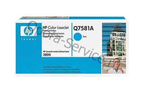 HP Картридж голубой HP-Q7581A