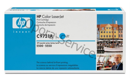 HP Картридж голубой HP-C9731A